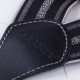 Luxusní černošedé kšandy s hedvábným leskem kožená poutka Assante 90060