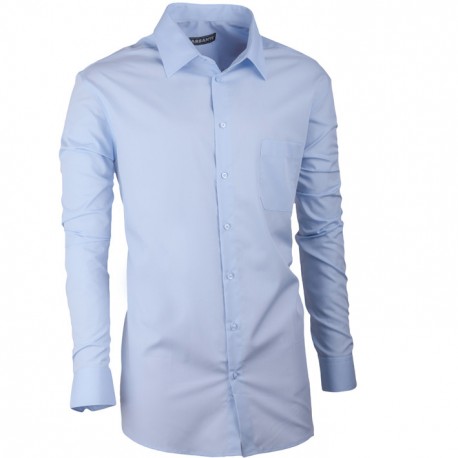 Pánská košile slim fit modrá Assante 30471