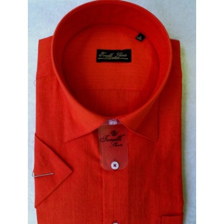 Červená pánské košile krátký rukáv Tonelli 110801