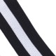 Černo bílé kšandy super široké Assante 90116