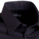 Černá pánská košile vypasovaná Assante 30108