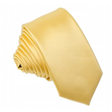 Úzká žlutá kravata Greg 99182