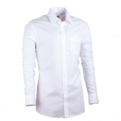 Extra prodloužená košile slim bílá Assante 20020