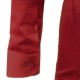 Extra prodloužená pánská košile slim fit tmavě červená Assante 20312