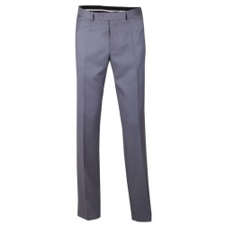 Nadměrné pánské šedé společenské kalhoty Assante 60514