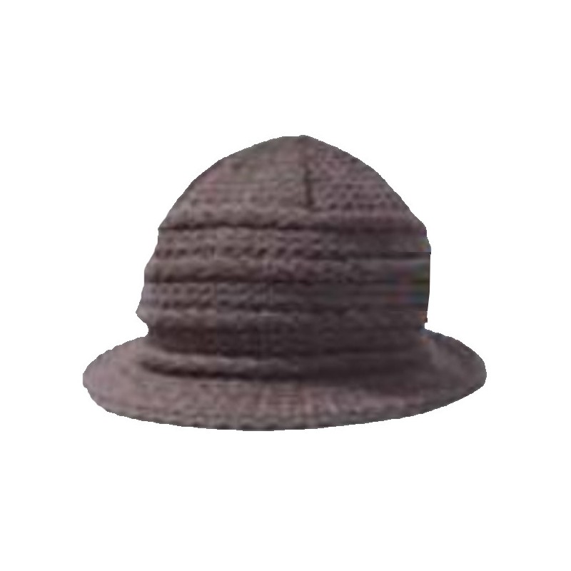 Šedý klobouk dámský Pletex 87590, Barva šedá