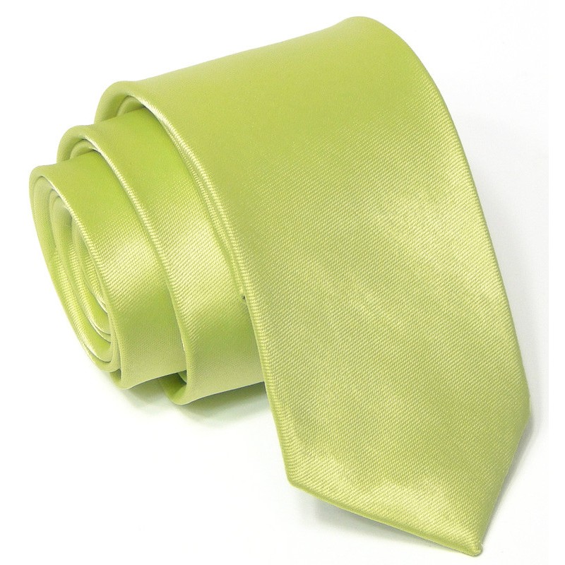 Zelená svatební kravata slim Greg 99192, Barva zelená
