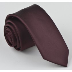 Vínová kravata jednobarevná Greg 999/31