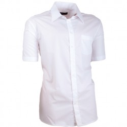 Bílá košile slim fit 100 % bavlna non iron Assante 40006