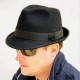 Černý pánský klobouk Assante 85010